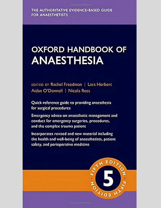 Oxford Handbook of Anesthesia 4th Edition