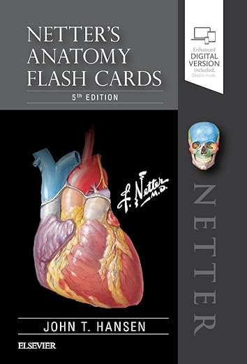 Netter's Anatomy Flash Cards (Netter Basic Science) 5th Edition