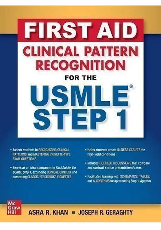 FIRST AID CLINICAL PATTERN RECOGNITION FOR THE USMLE STEP 1