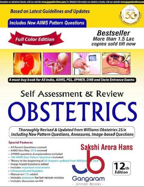 Self Assessment & Review Obstetrics (color 2995) and black & white 1595