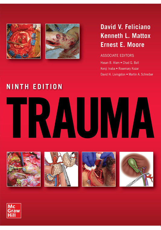 Trauma, Ninth Edition 9th Edition (2020) (PDF) by David Feliciano